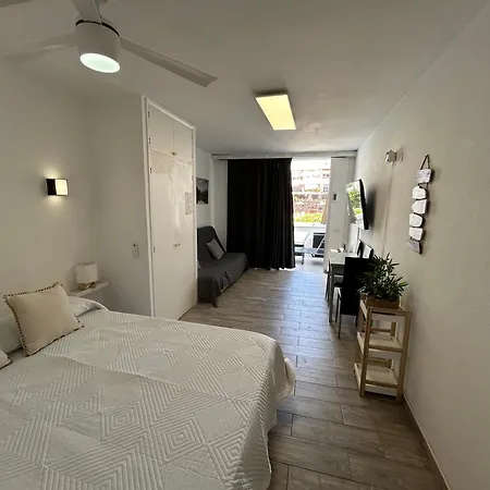 Sunny With Terrace Coastal Area South Arona Apartament *
